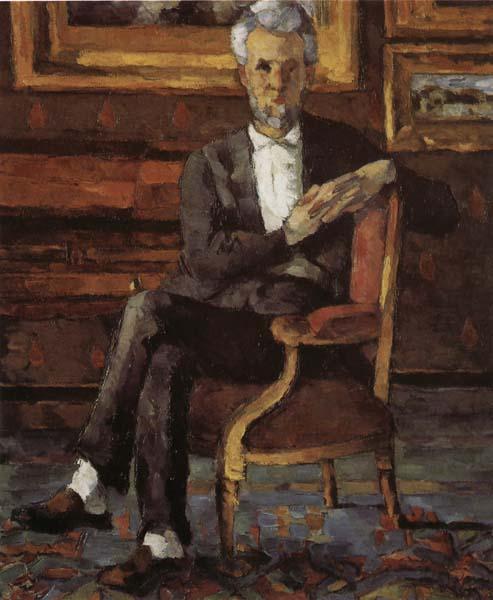 Paul Cezanne Portrait de Victor Chocquet oil painting image